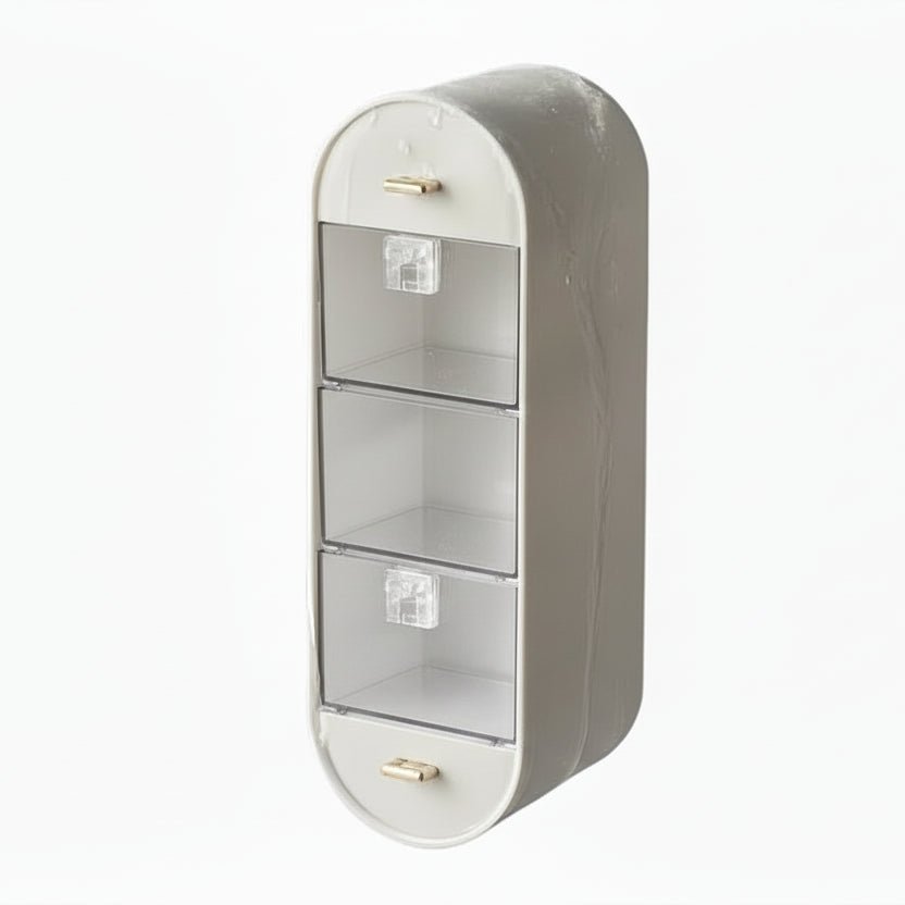 WALLSPICE – Spice organizer with 5 compartments, no drilling required