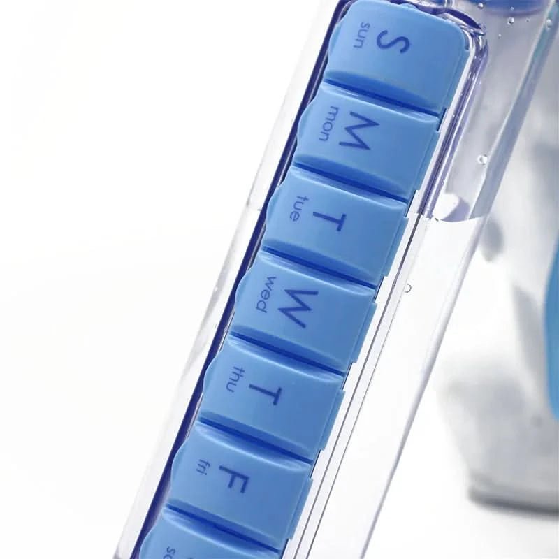 DAILYMED – 7-day pill box with water bottle