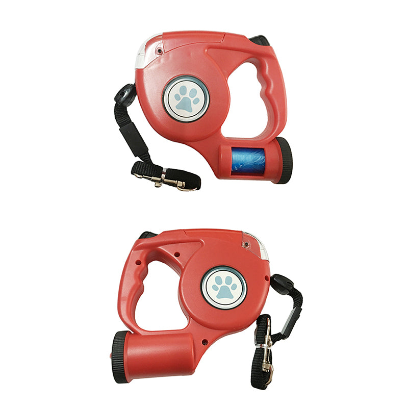 BRIGHTSTRIDE – Guinzaglio per cani LED con torcia integrata per passeggiate sicure