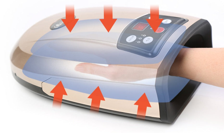 Handase Elektrisches Handmassagegerät mit Luftkompression und Wärmetherapie-6