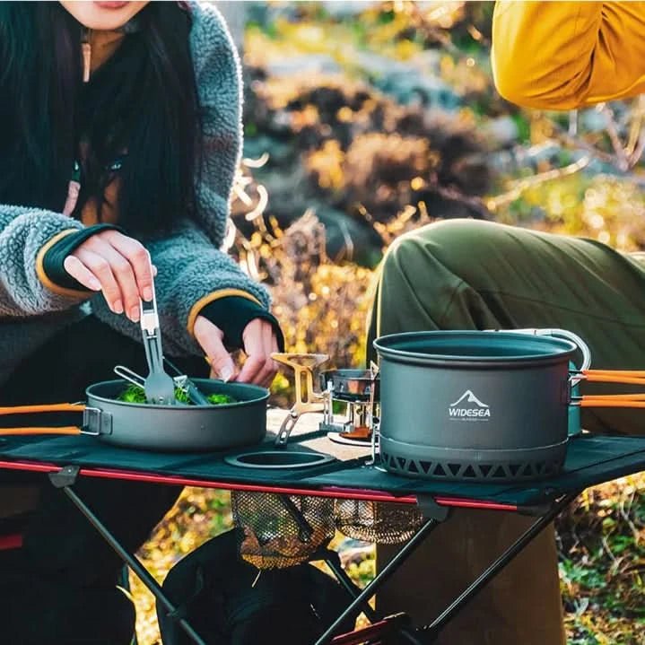 AdventurePro folding camping table - Portable picnic and fishing table for outdoors