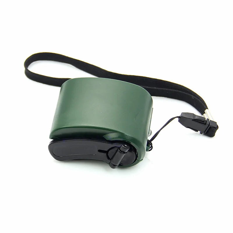 CrankCharge – USB-noodlader met handkruik voor outdoor-avonturen