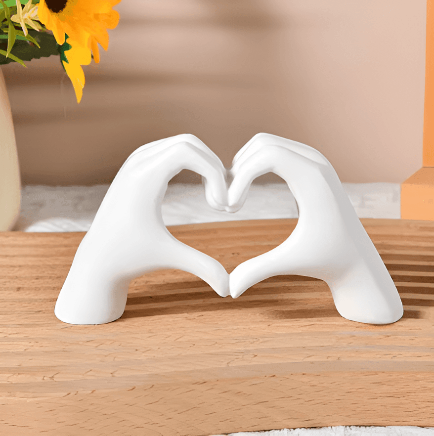 LOVESCULPT WOOD – Figurine décorative en bois faite à la main pour un foyer chaleureux