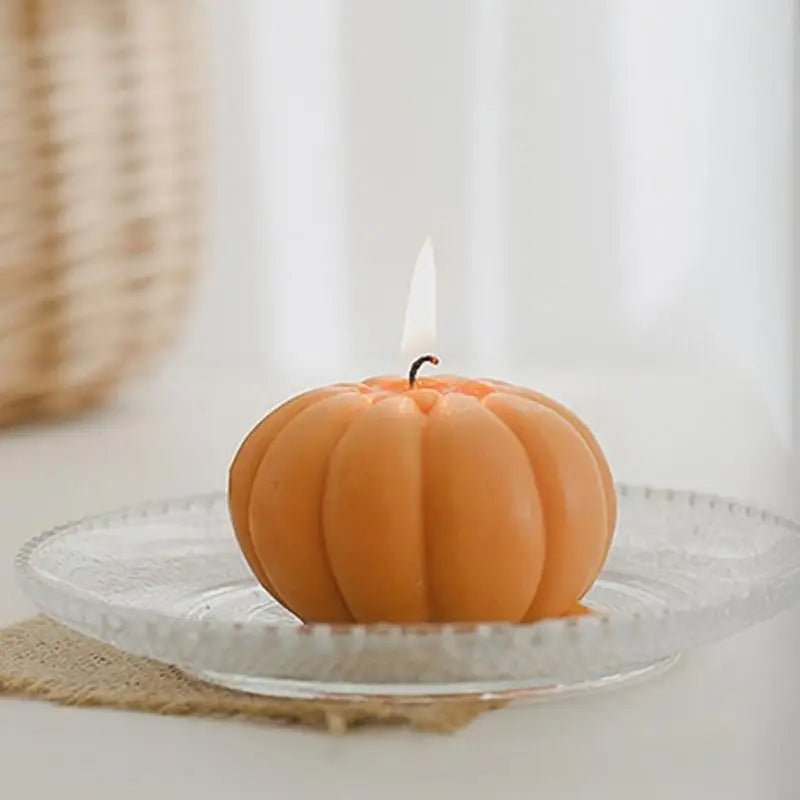 AromaSphere – Bougie parfumée artisanale en forme de citrouille pour une ambiance chaleureuse