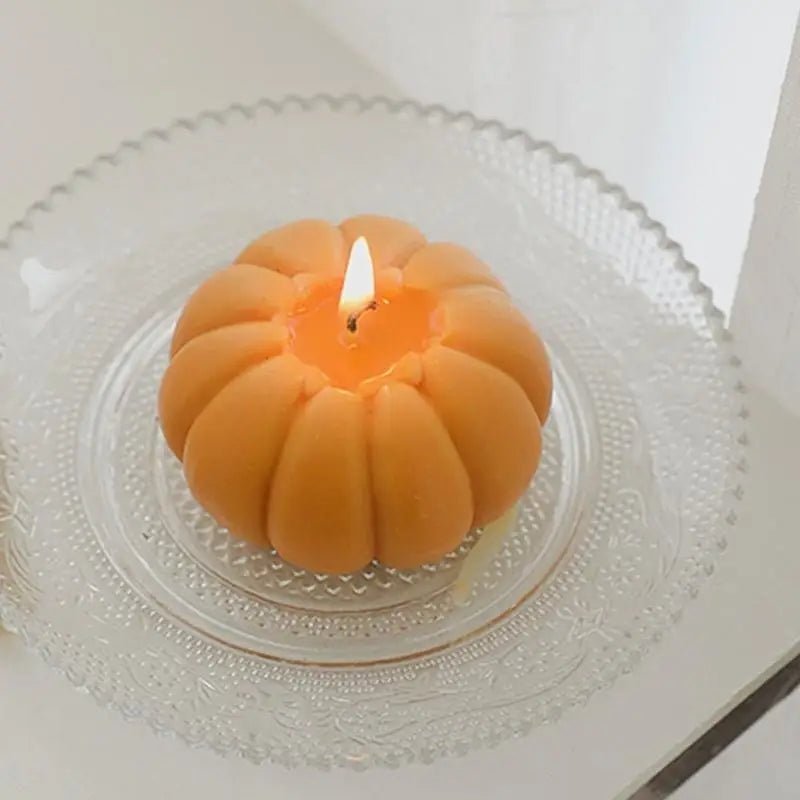 AromaSphere – Bougie parfumée artisanale en forme de citrouille pour une ambiance chaleureuse