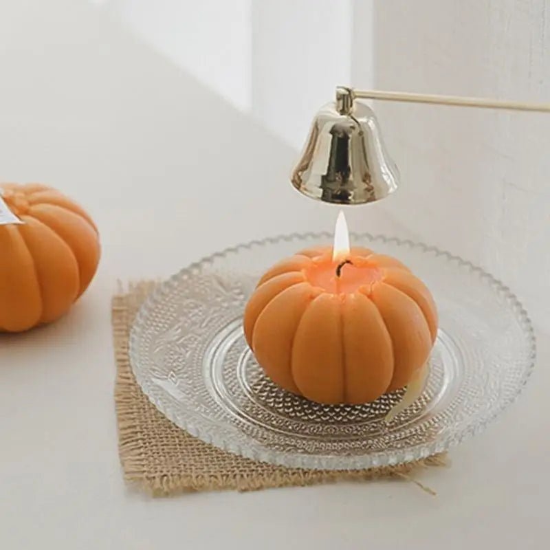 AromaSphere – Bougie parfumée artisanale en forme de citrouille pour une ambiance chaleureuse