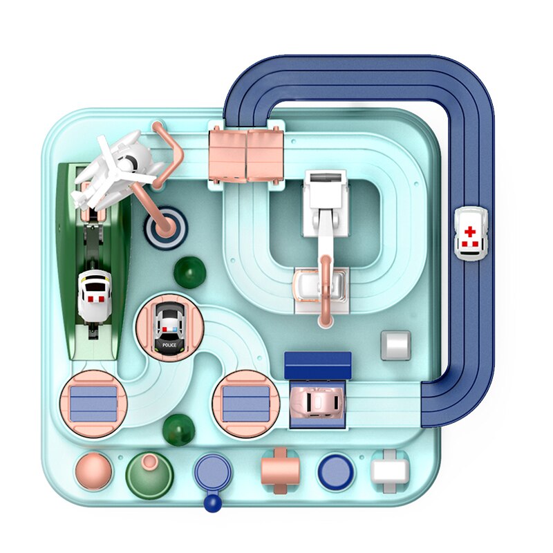 CityAdventure - Interactive city playset with cars & helicopter for children aged 3+