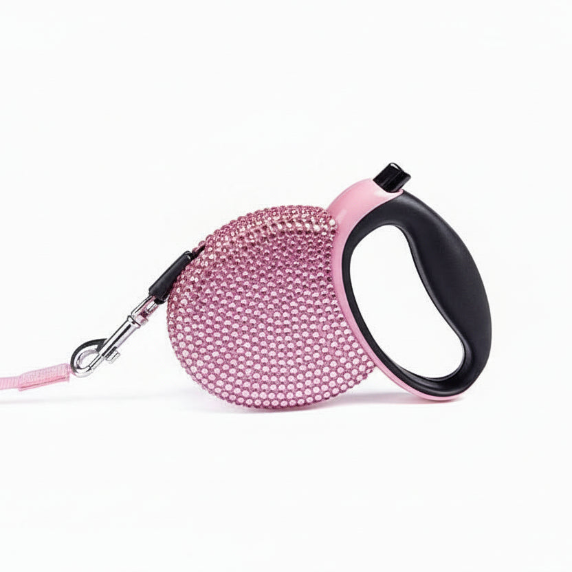 SPARKPAW – Correa de lujo con cristales para perros y gatos pequeños