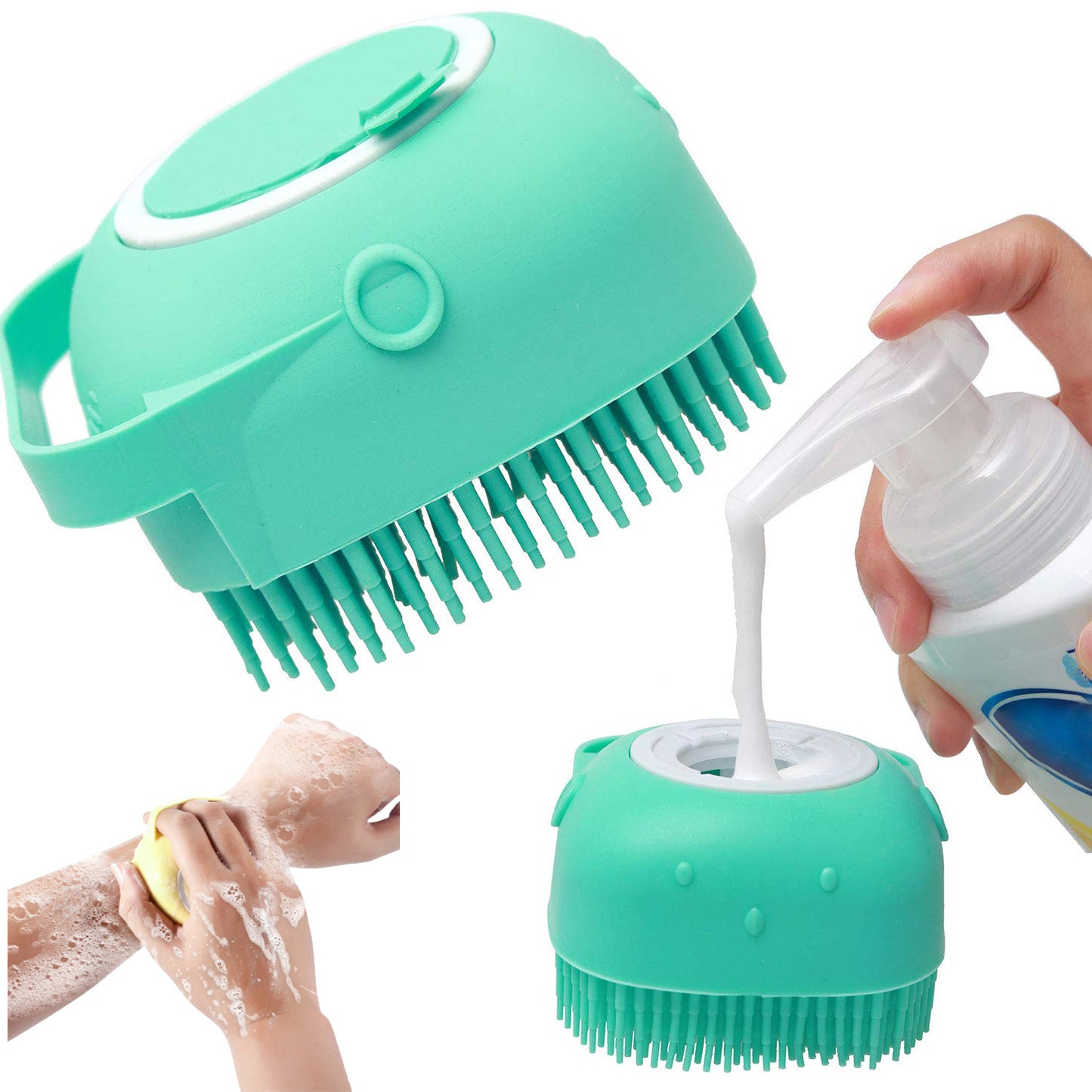 GROOMPAL – Gentle Silicone Massage Glove for Dogs & Cats