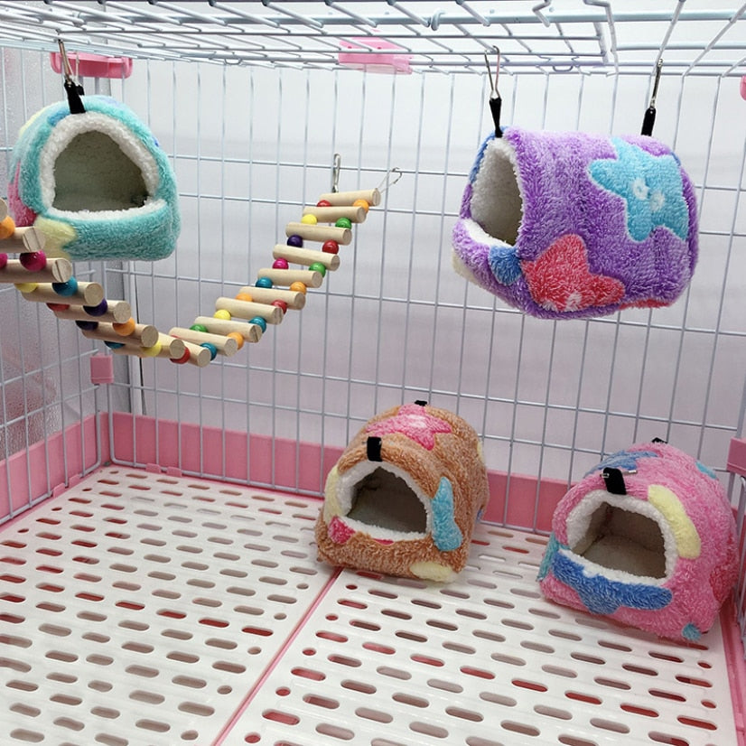 Harryhamster - Soft Hamster House mit Hängematte-4