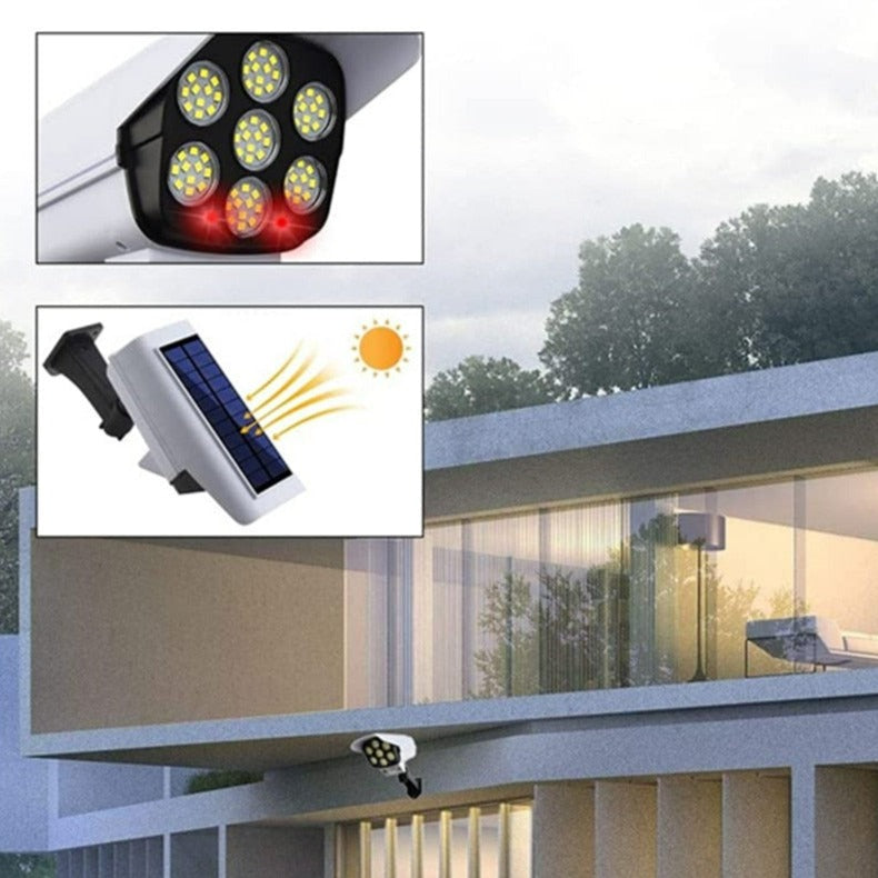 Intelligente zonne-reflector met bewegingsdetectie voor veiligheid en verlichting
