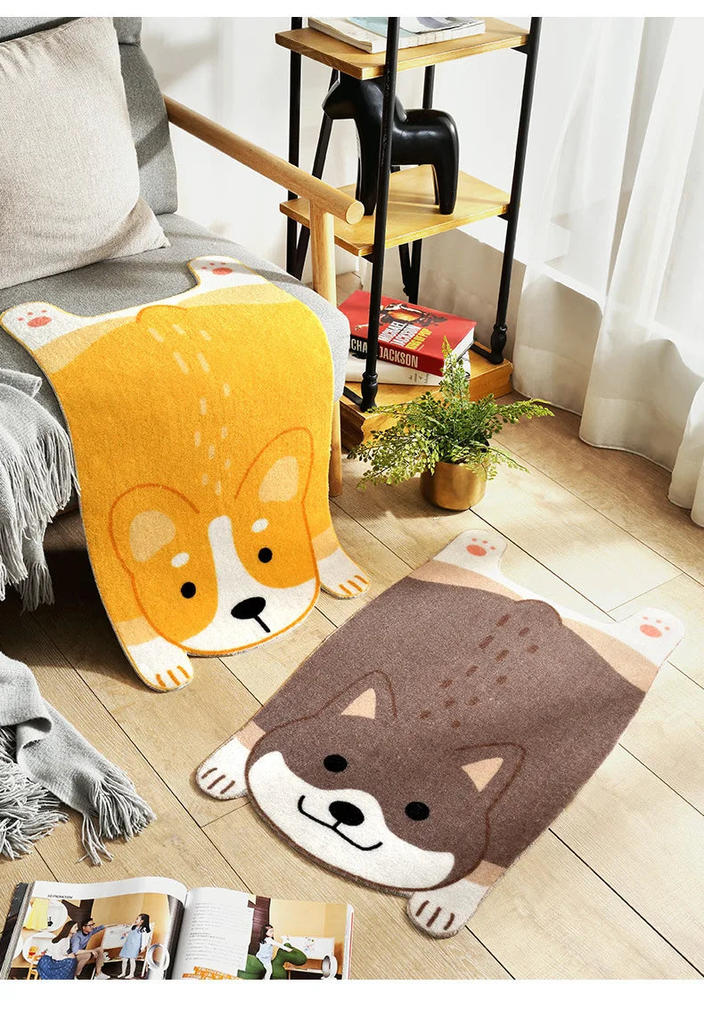 Cute Animal Non-Slip Mat for Kitchen, Bathroom & Hallway - Adorable Safety Rug-5