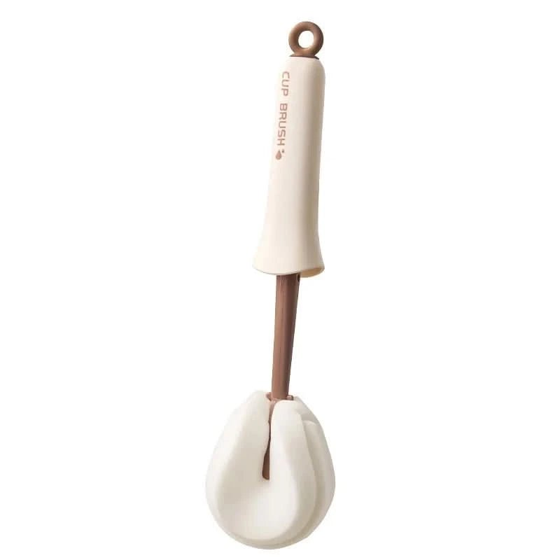 SCRUBORA – 2-in-1 Sponge Brush with Integrated Straw Brush