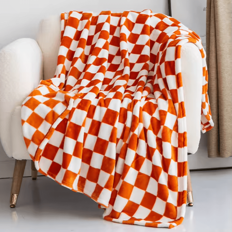 COZYCHECK – Flannel Fleece Blanket | Soft, Warm & Usable Year-Round