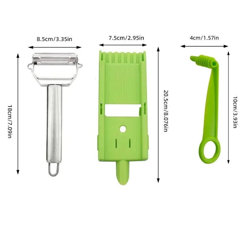 PEELIXA – Stainless steel peeler with cutting function