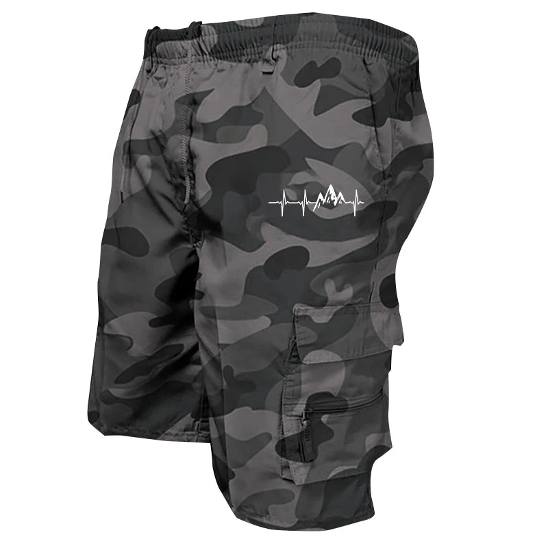 Herren Cargo-Shorts Mit 4 Taschen, Bequemer Schnitt Für Outdoor & Freizeit 4