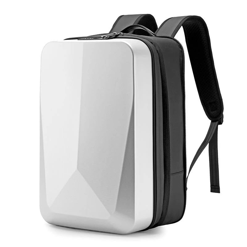 TECHGUARD – Mochila para portátil expandible con protección antirrobo y puerto USB