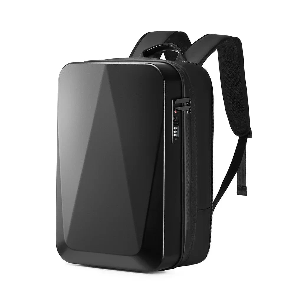TECHGUARD – Mochila para portátil expandible con protección antirrobo y puerto USB