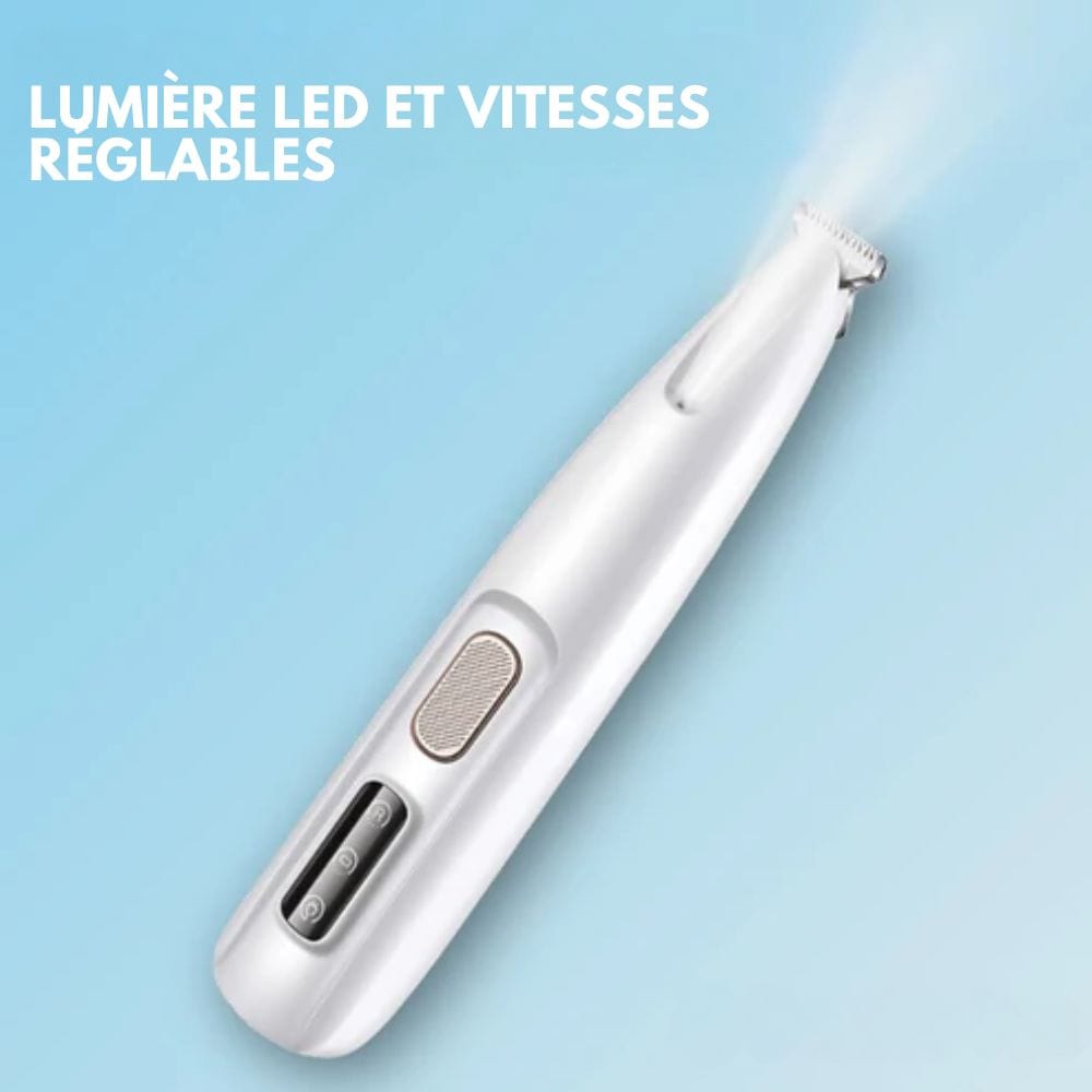 SilentPet Cortapelos – Cortador silencioso para perros para patas limpias y zonas sensibles