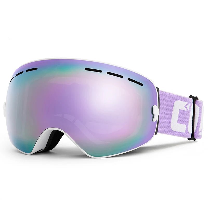 ICEPANO – UV400 Antibeschlag-Skibrille mit Doppelschicht und weitem Sichtfeld dank sphärischer Linse 12