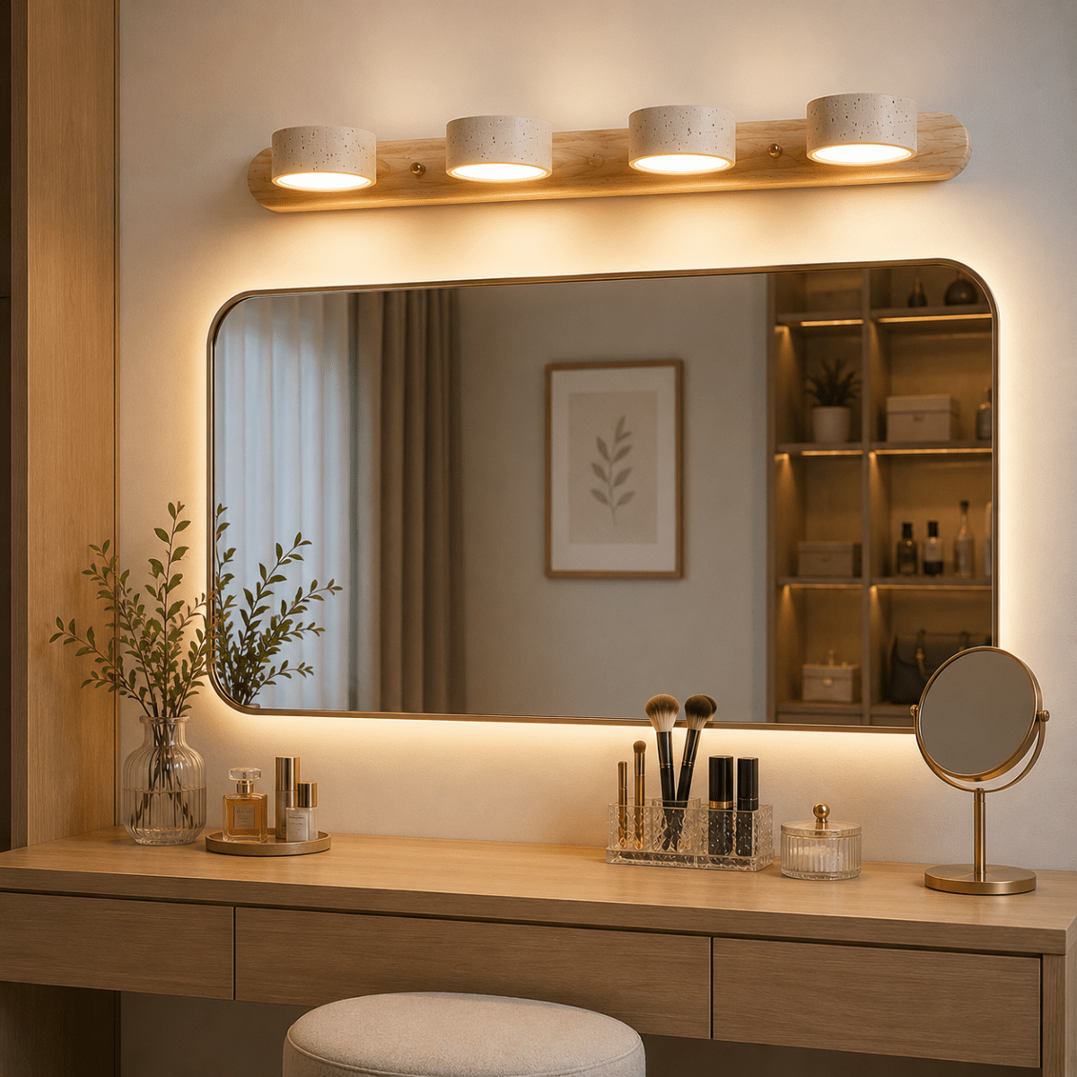 ILLUMISTONE – Architectural travertine LED wall light for stylish accents