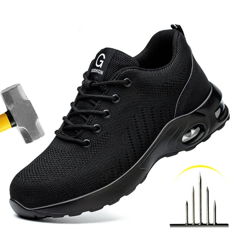 WERKTRITT – Chaussures de sécurité incassables avec embout en acier pour hommes