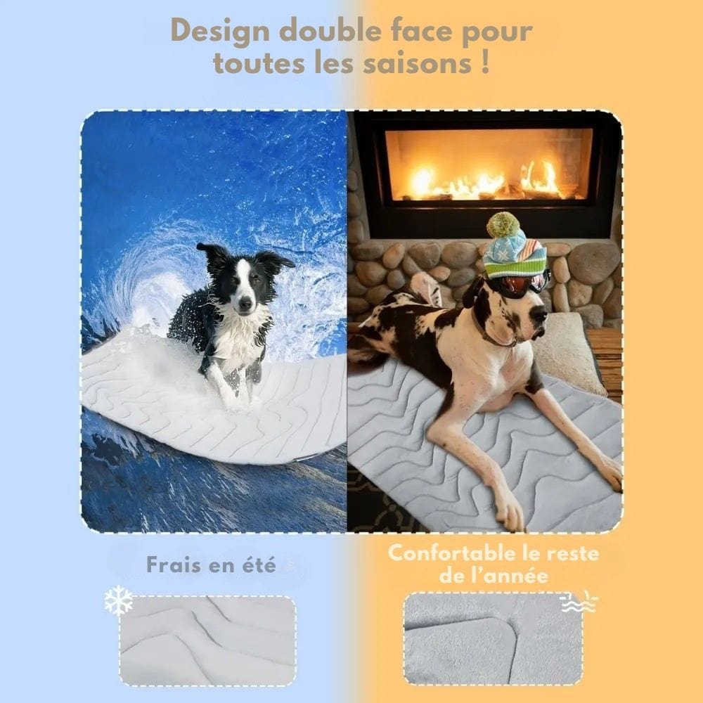 CoolPaws cooling mat - Self-cooling dog rug for hot summer days