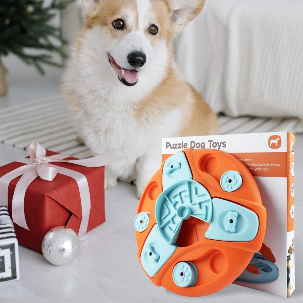 SLOWFEED PUZZLE BOWL - Interactive feeding bowl against hasty eating