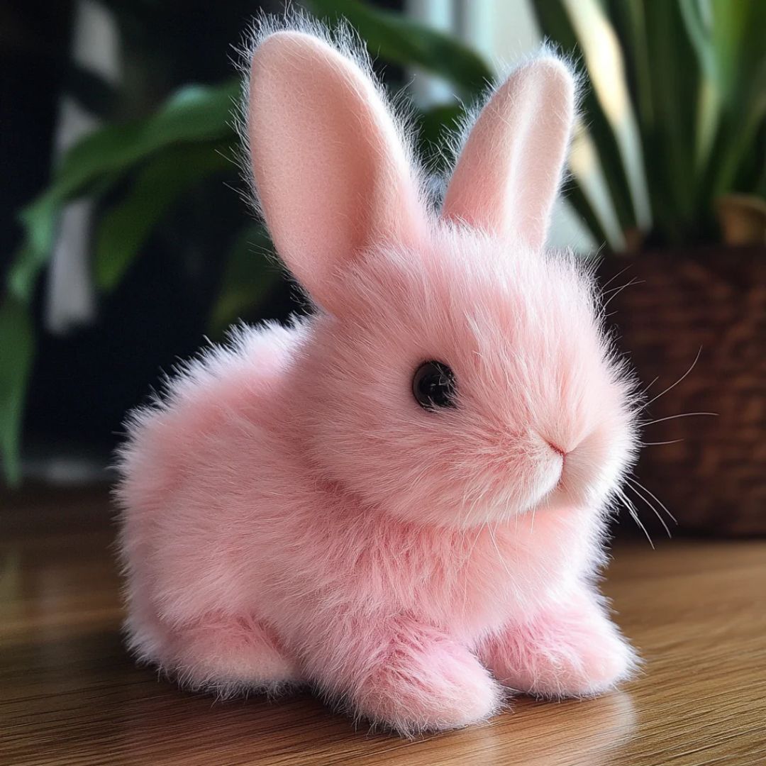 Interaktives Plüschtier BunnyLoom | Realistisches hüpfendes Hasenspielzeug für Kinder 0