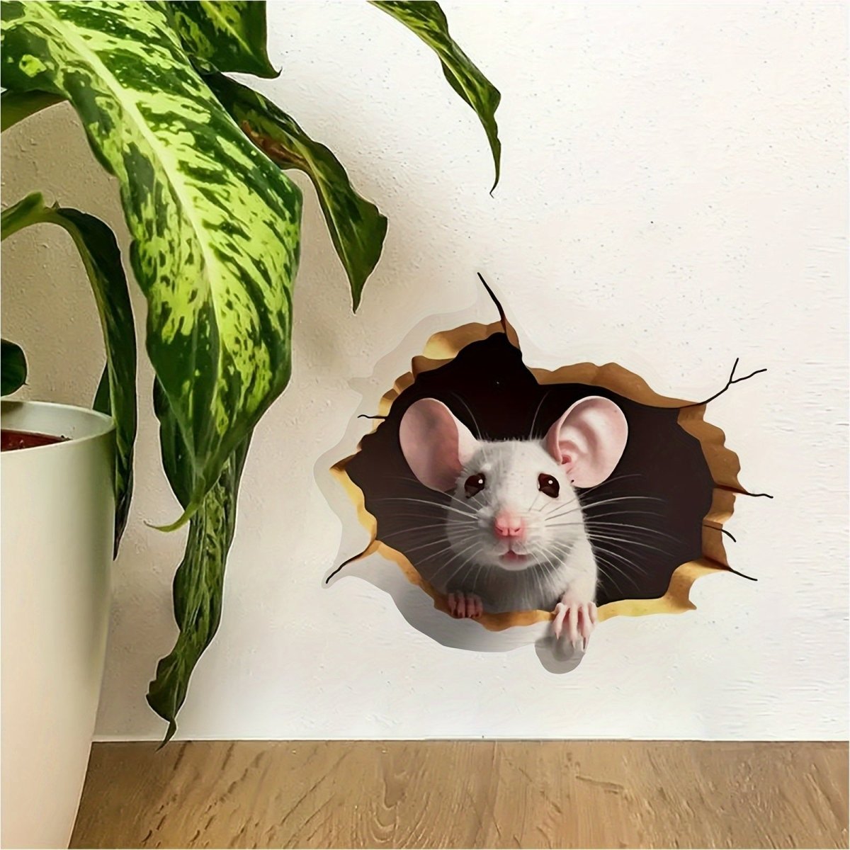 DecoraMice 3D Cartoon Wall Stickers | Adorable Mouse Wall Stickers for Children's Rooms and Living Space Decoration