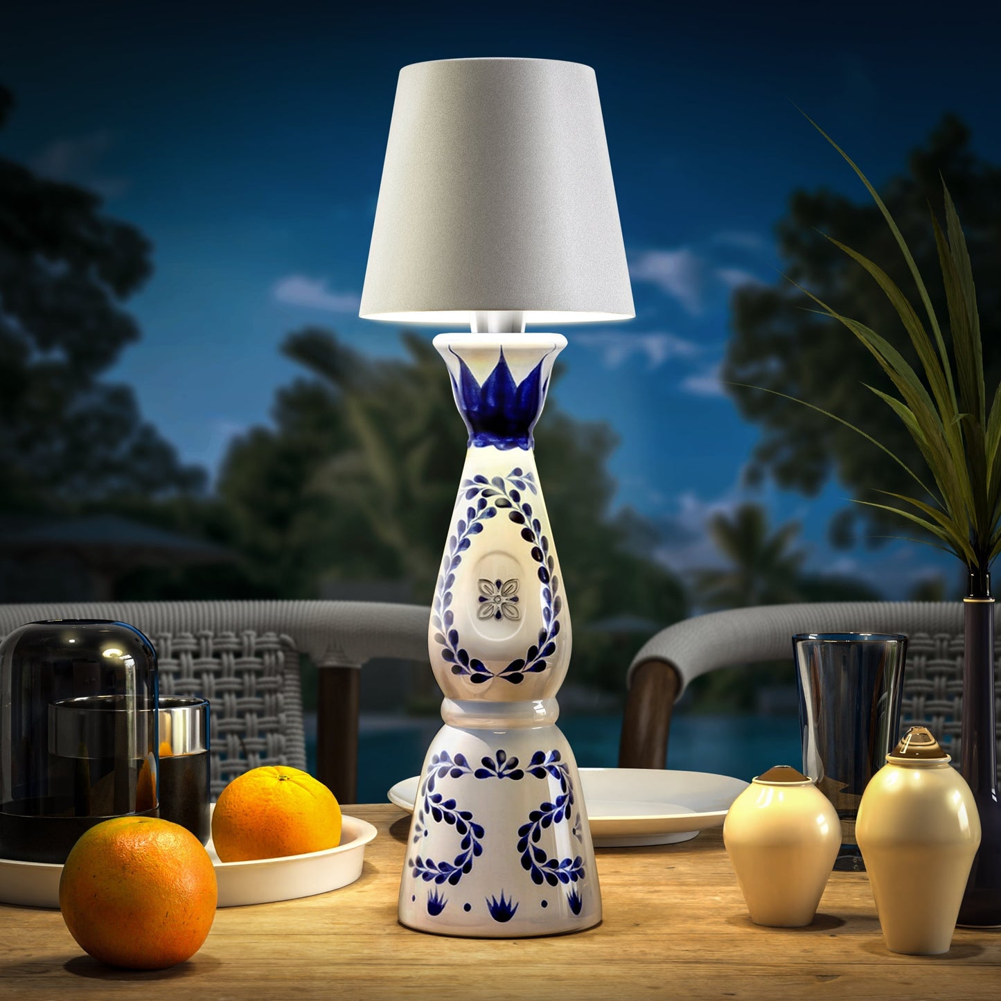 LumiBottle – Cable lamp for bottles with warm white LED light