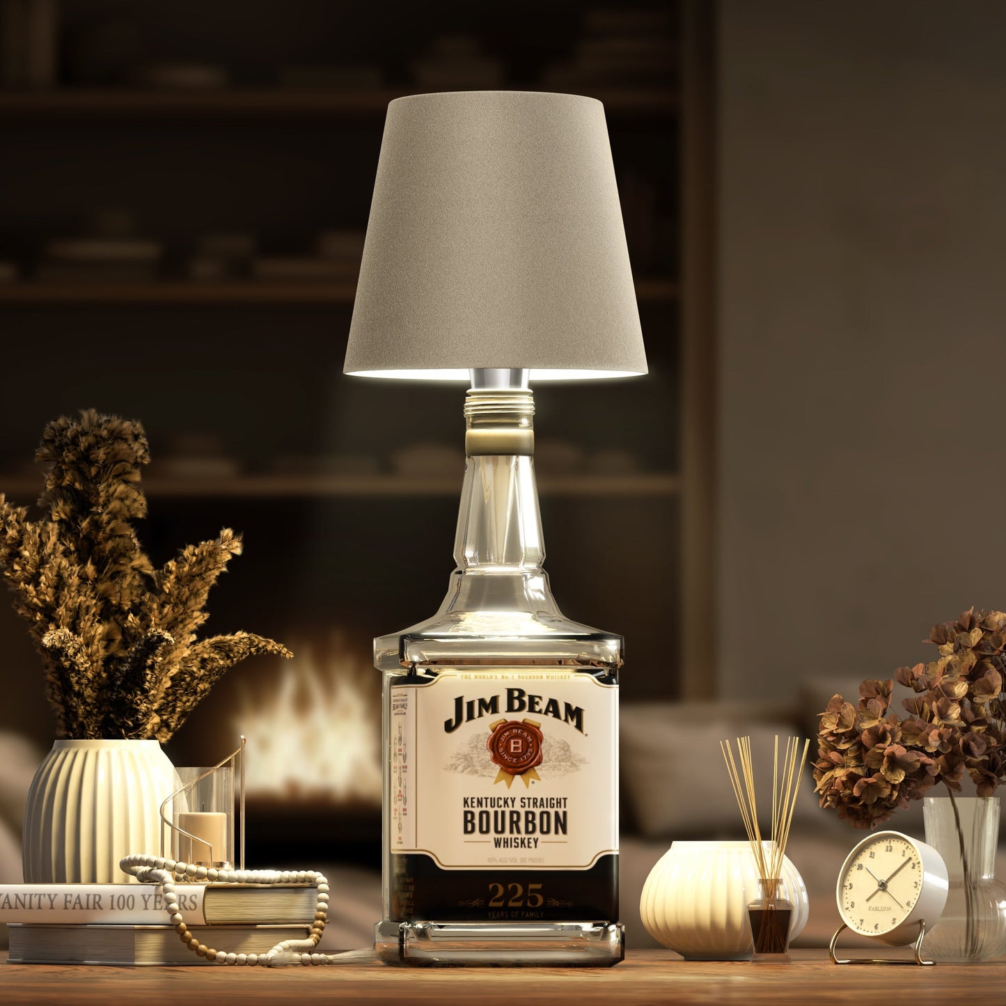 LumiBottle – Cable lamp for bottles with warm white LED light