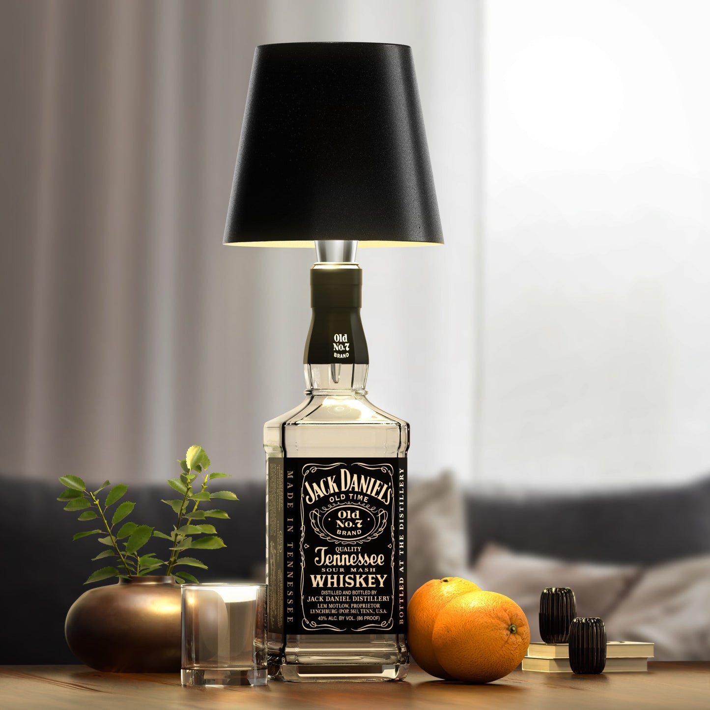 LumiBottle – Cable lamp for bottles with warm white LED light