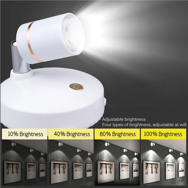 LumiSpot – Draadloze LED-schijnwerper met afstandsbediening