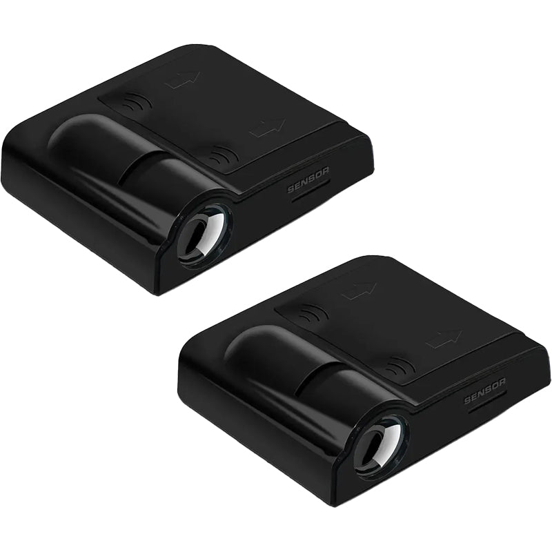 Wireless LED car door projector light - Customised logo for stylish vehicle presentation