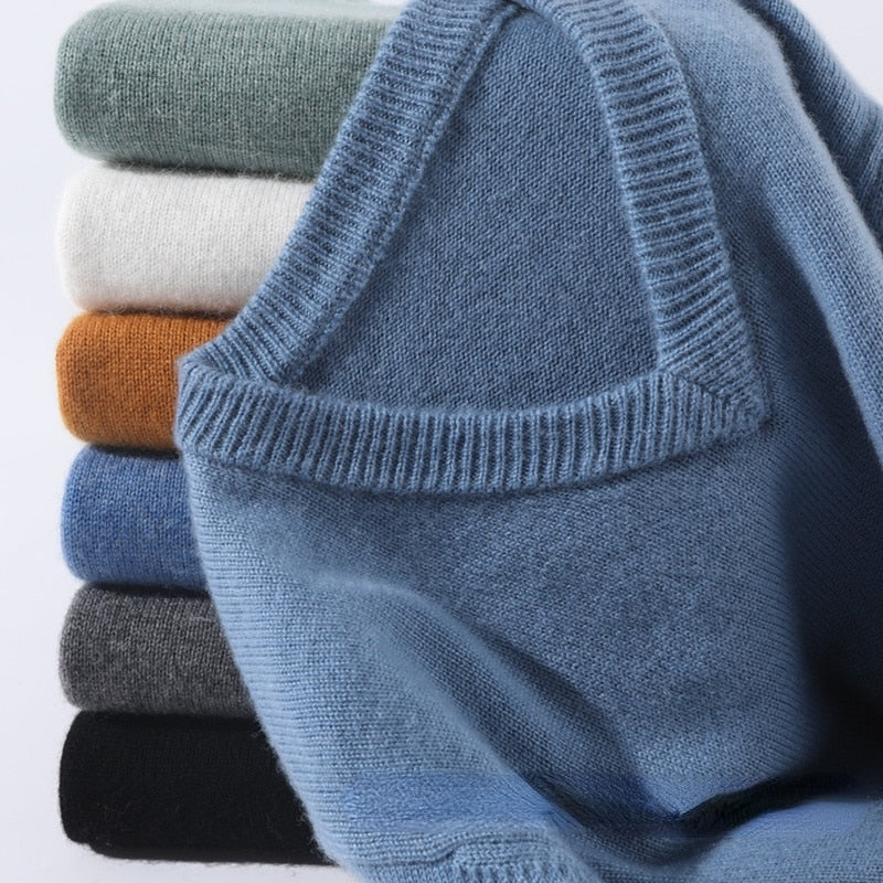 CASHMERE CLASSIC - Cashmere men's jumper for style & comfort