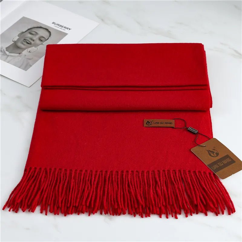 Sofira – Cashmere Scarf with Tassels for Warmth & Elegance