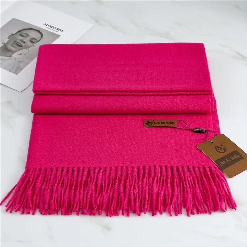 Sofira – Cashmere Scarf with Tassels for Warmth & Elegance