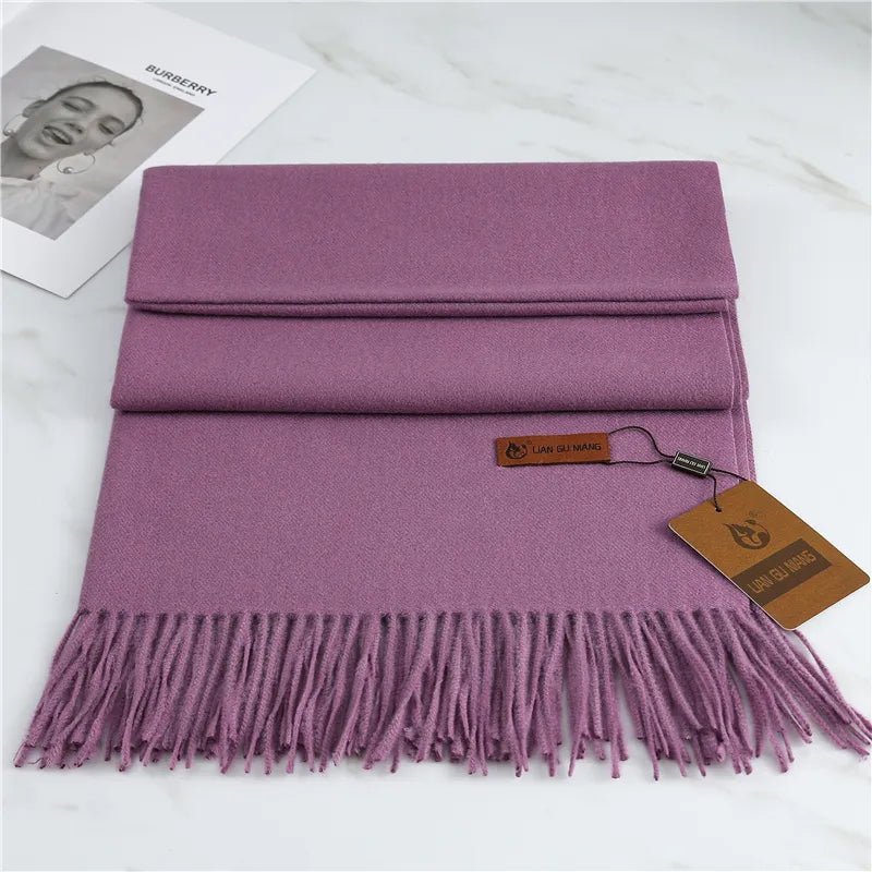 Sofira – Cashmere Scarf with Tassels for Warmth & Elegance