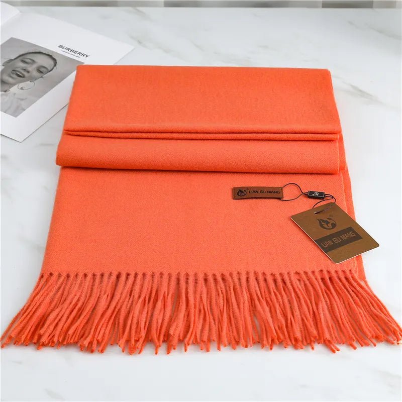 Sofira – Cashmere Scarf with Tassels for Warmth & Elegance