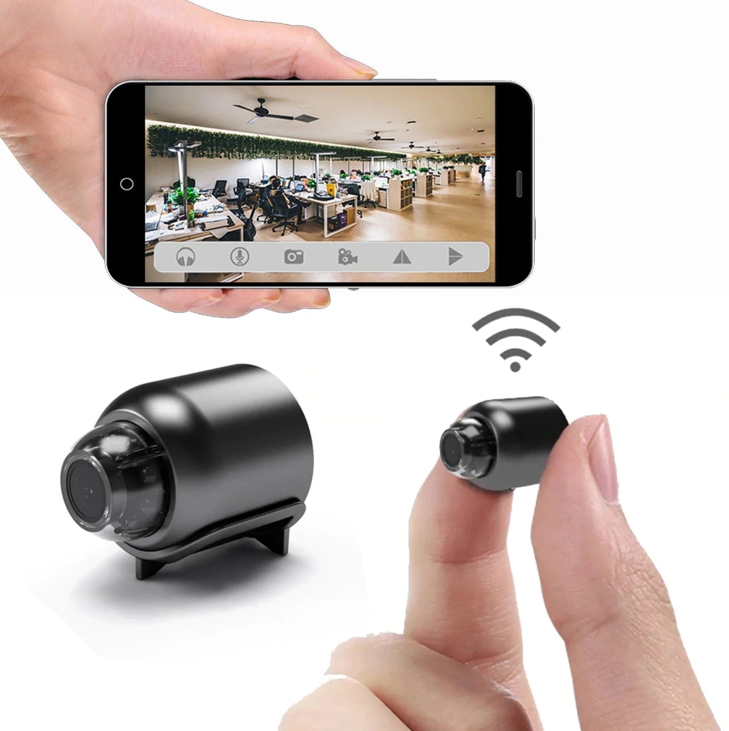 NIGHTVIEW CAM – Pequeña cámara inalámbrica con visión nocturna mejorada para vigilancia discreta