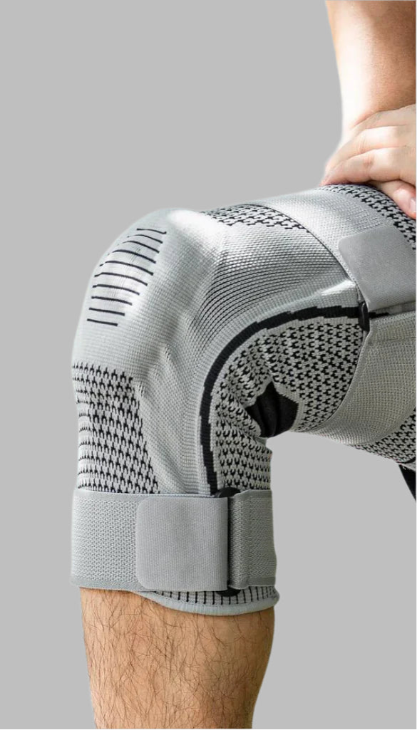 Power Pro – Kniebandage met siliconenkern voor stabiliteit & pijnvrijheid | Ideaal bij artritis, sport & dagelijks gebruik