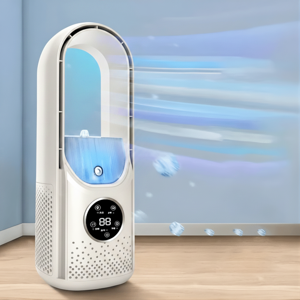 Kompakte Mobile Klimaanlage - Leise Flügellose Kühlung für Schlafzimmer und Büros 6