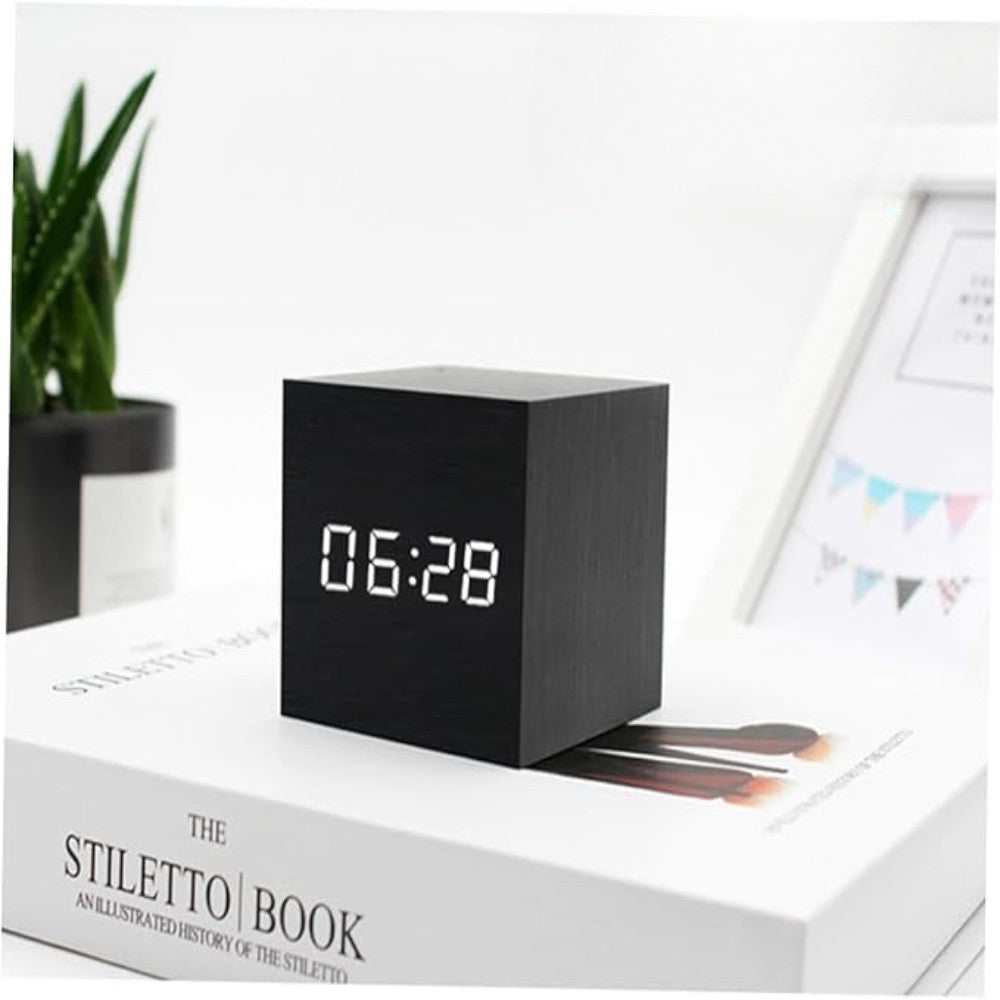 TIMECUBE - Compact mini LED digital alarm clock for stylish rooms