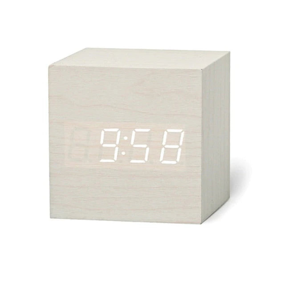 TIMECUBE - Compact mini LED digital alarm clock for stylish rooms