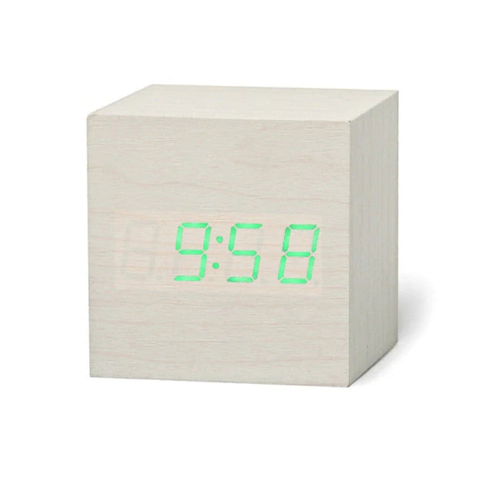 TIMECUBE - Compact mini LED digital alarm clock for stylish rooms
