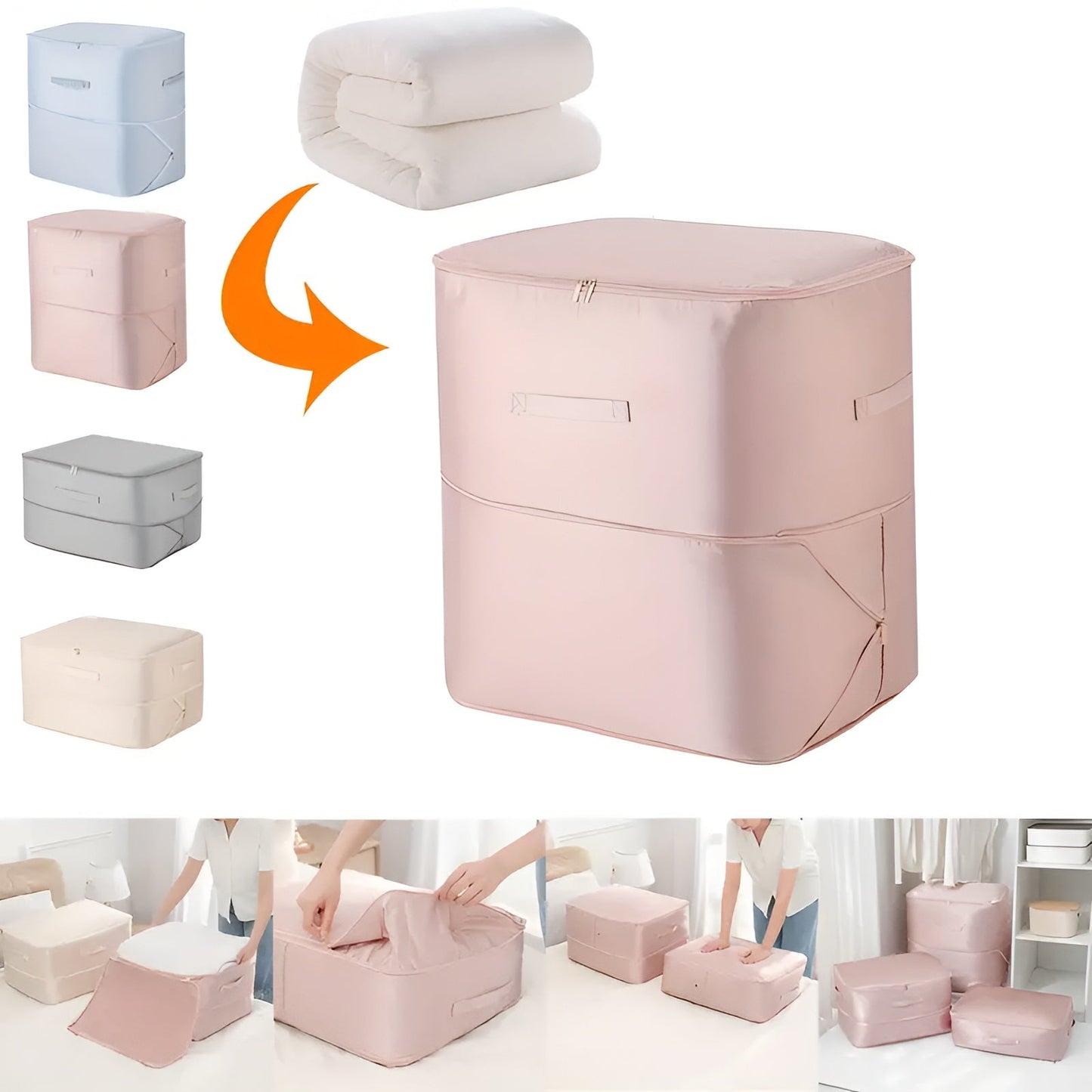 SpaceSaver Bag – Compression Storage Bag for Clothing & Bedding