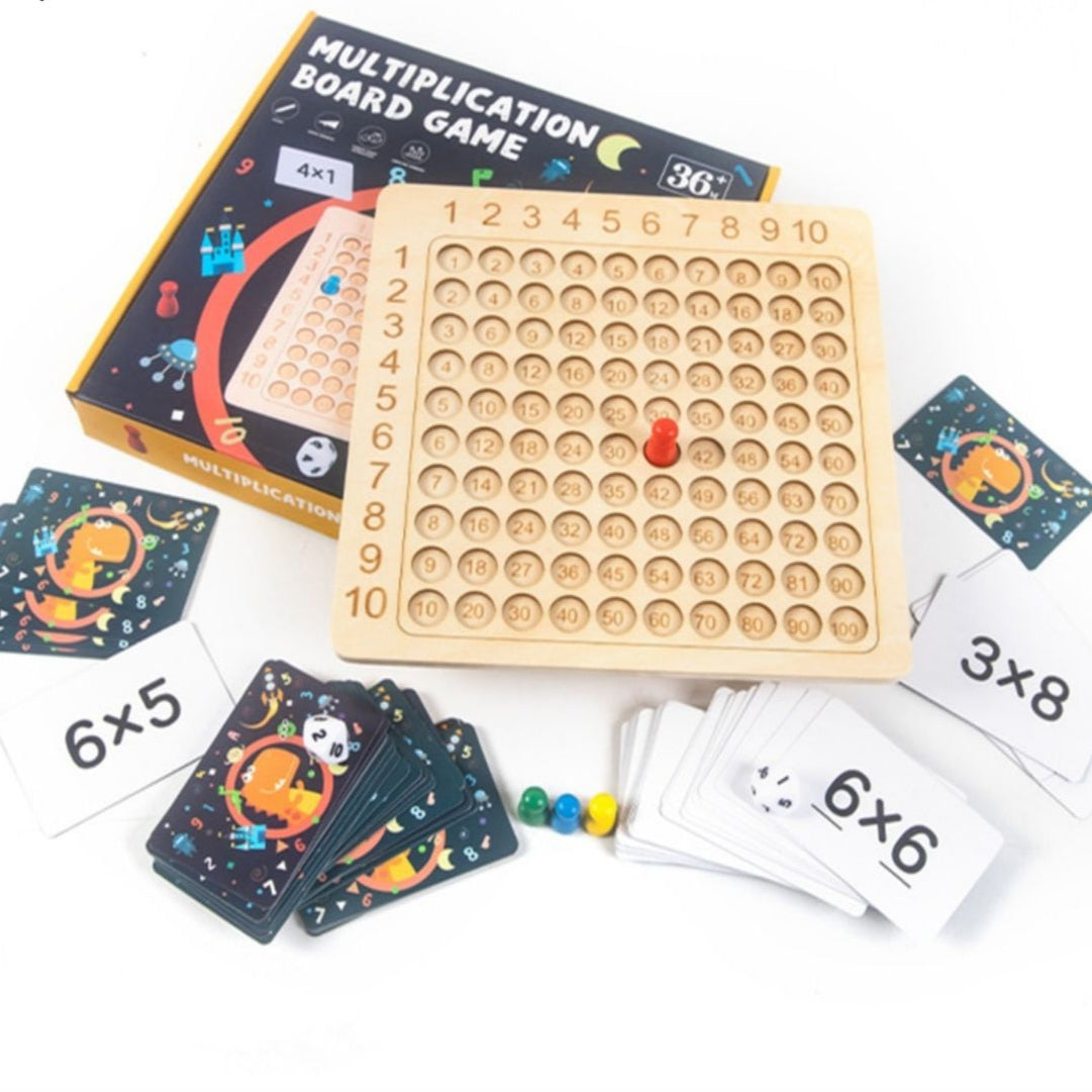 FunMath – Juego educativo de madera para entrenamiento matemático lúdico