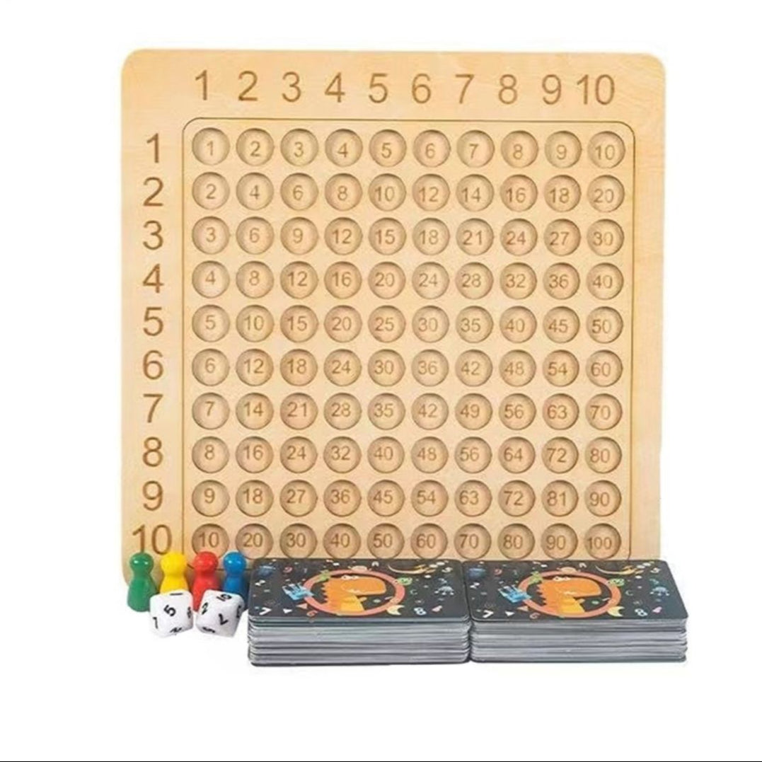 FunMath – Juego educativo de madera para entrenamiento matemático lúdico