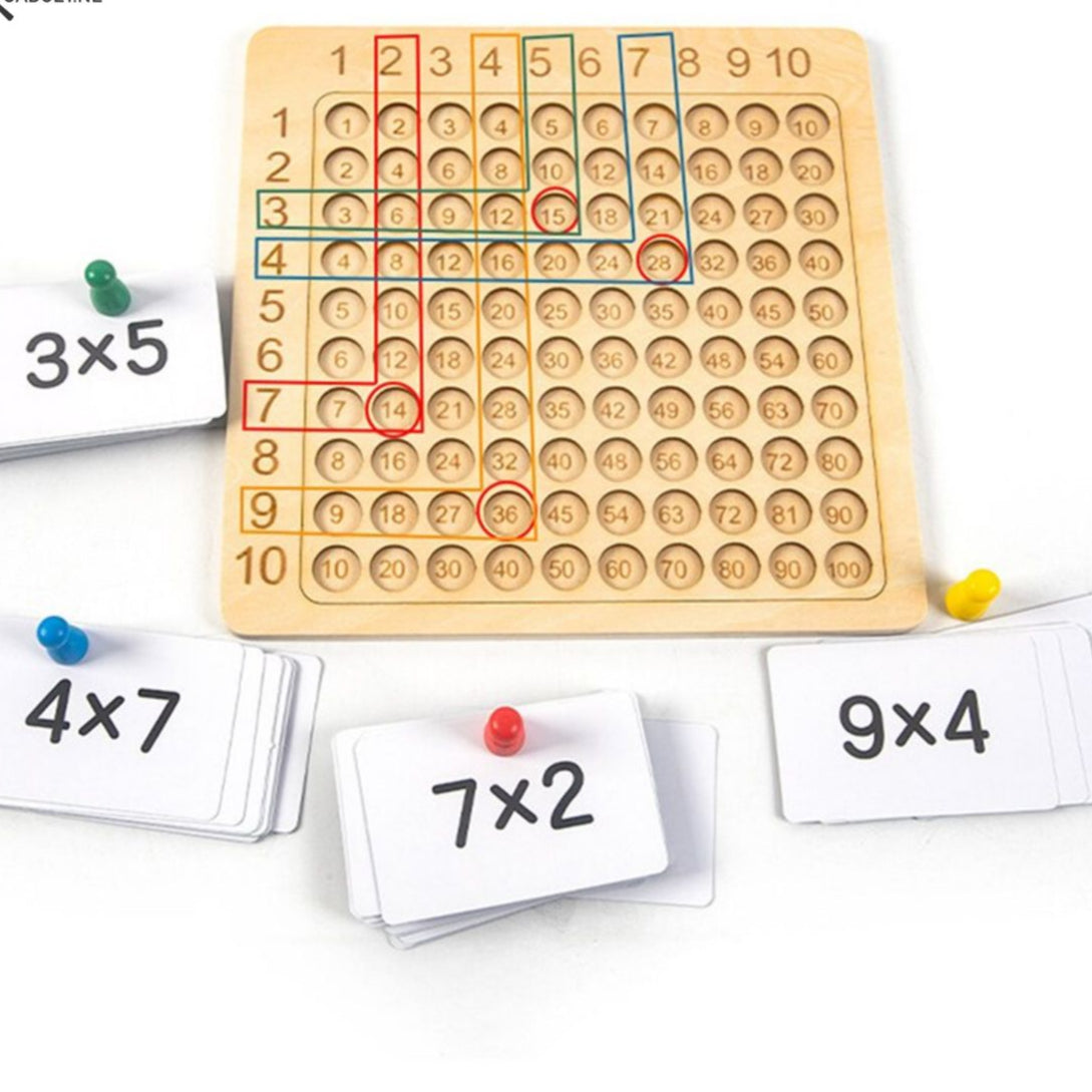 FunMath – Juego educativo de madera para entrenamiento matemático lúdico